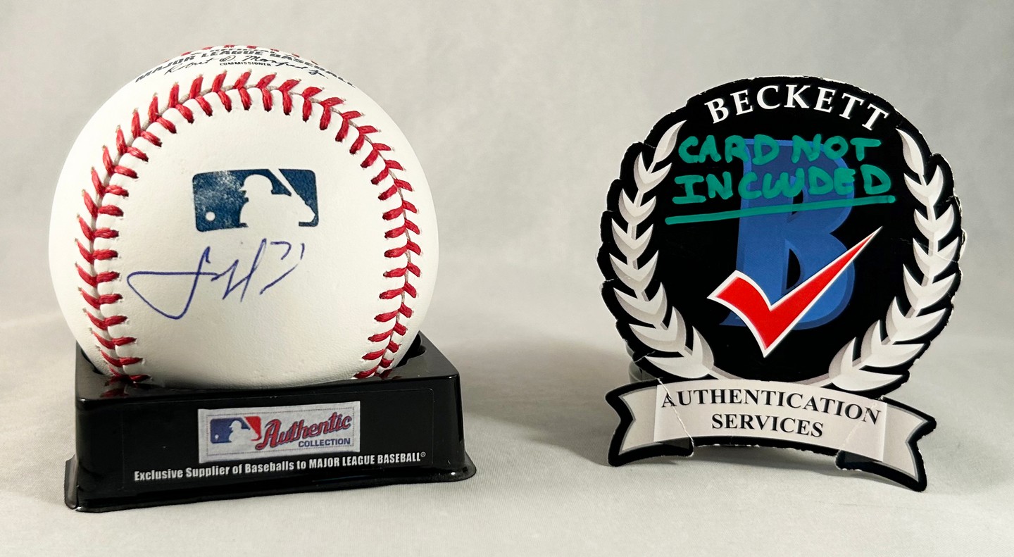 Josh Hader Signed Authentic Major League Baseball Houston Astros Beckett BAS