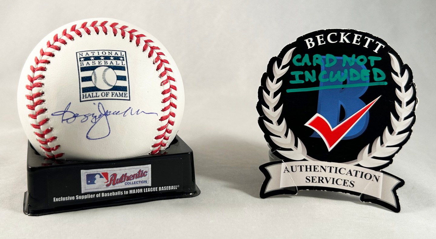 Reggie Jackson Signed HOF Baseball New York Yankees Beckett BAS