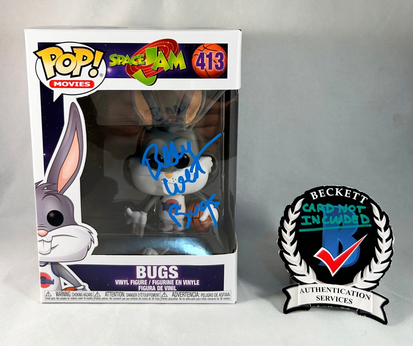 Billy West Signed Funko Pop Bugs Bunny Beckett BAS
