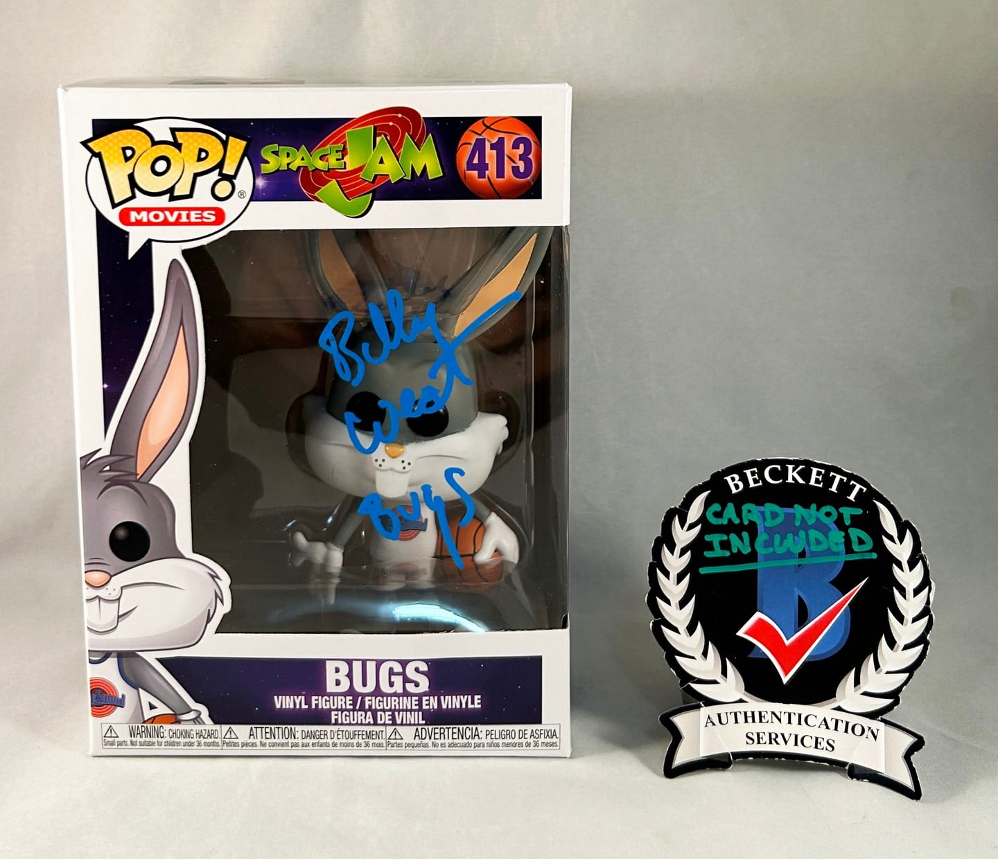 Billy West Signed Funko Pop Bugs Bunny Beckett BAS 1