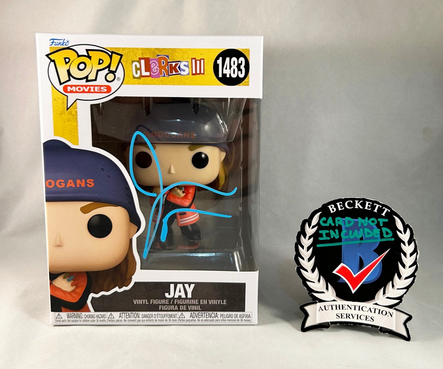 Jason Mewes Signed Funko Pop Clerks III Jay Beckett BAS