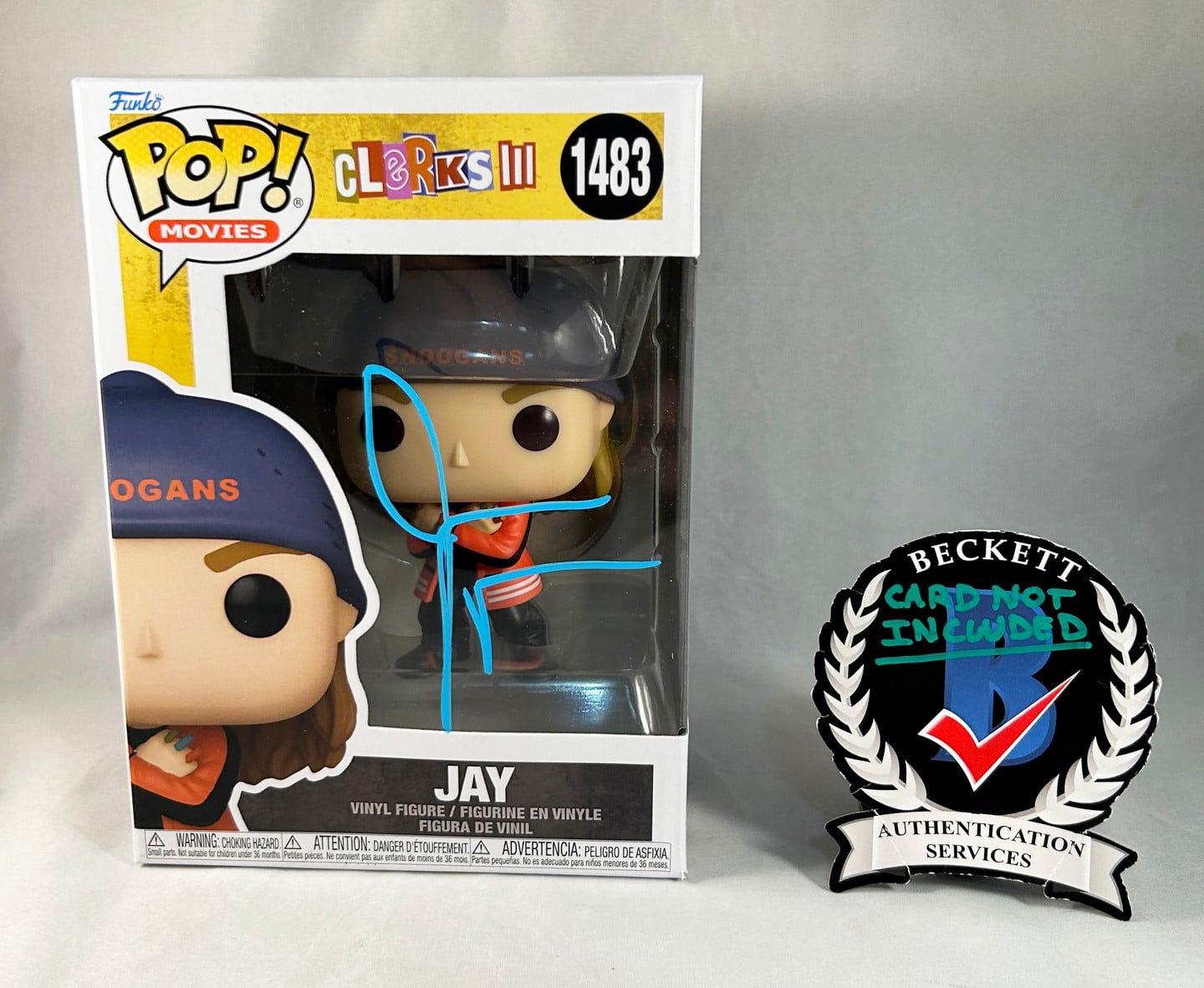 Jason Mewes Signed Funko Pop Clerks III Jay Beckett BAS 1