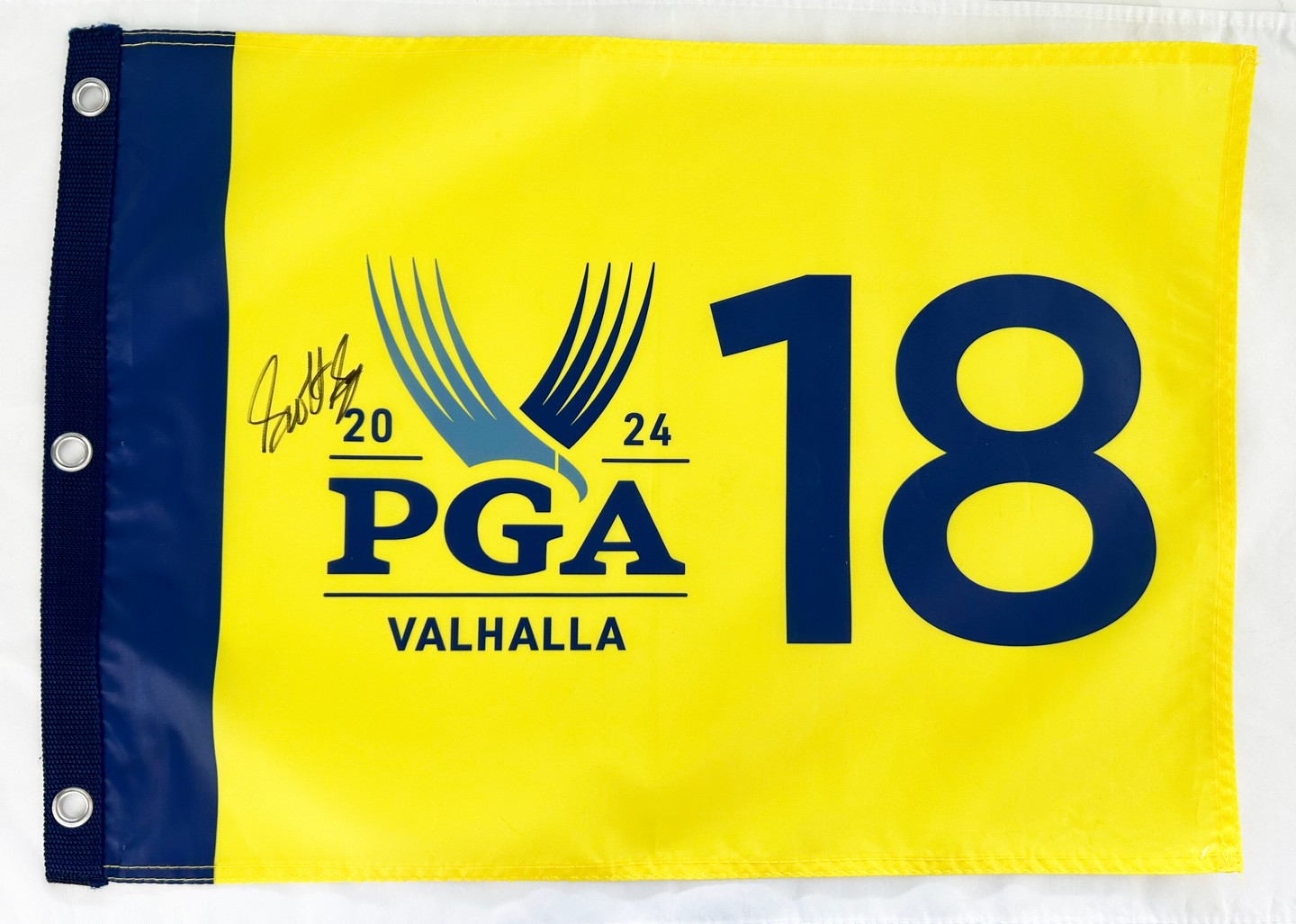 Scottie Scheffler Signed 2024 PGA Championship Flag