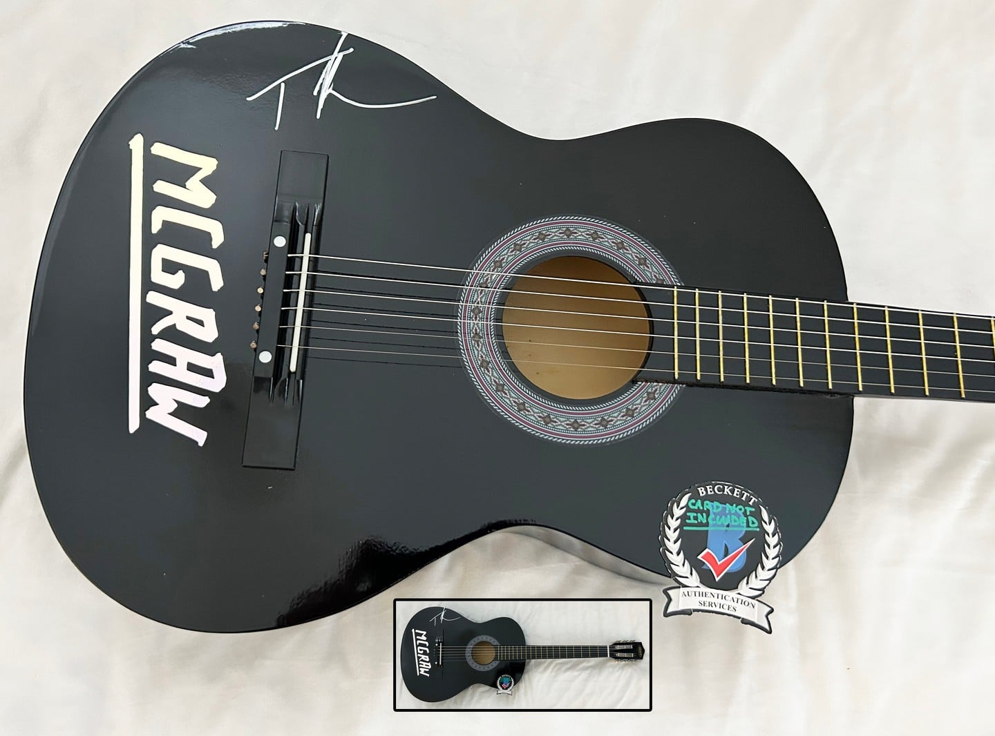 Tim McGraw Signed Guitar Beckett BAS