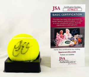 Chris Eubanks Signed Tennis Ball JSA