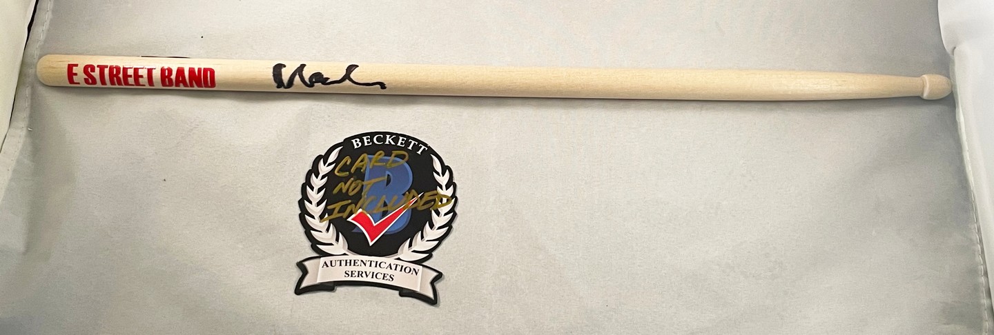 Max Weinberg Signed Drumstick Bruce Springsteen & E Street Band Beckett BAS 8