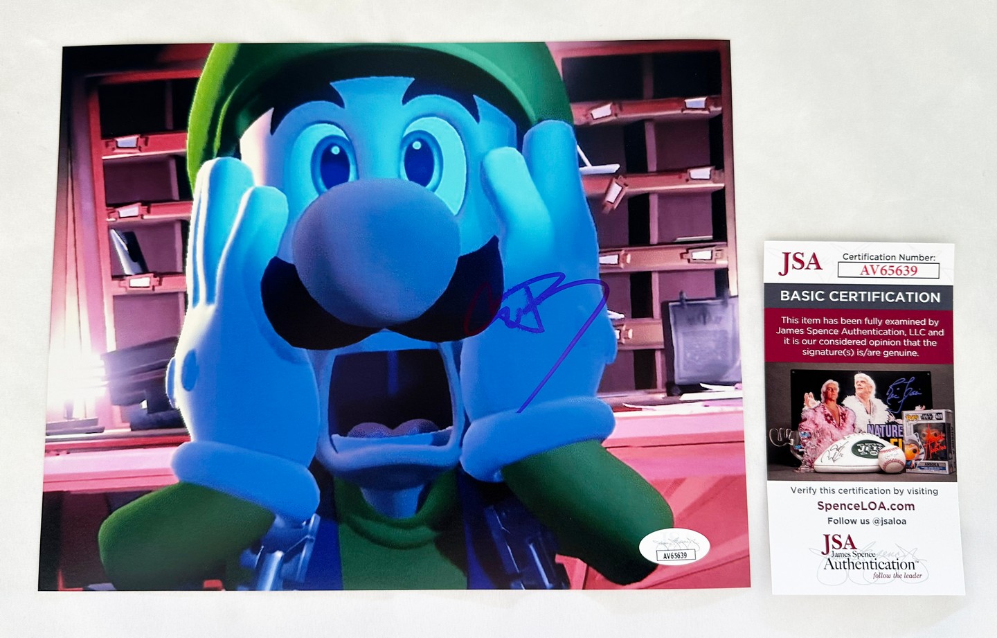 Charlie Day Signed 8x10 Photo Luigi Mario Bros JSA 10