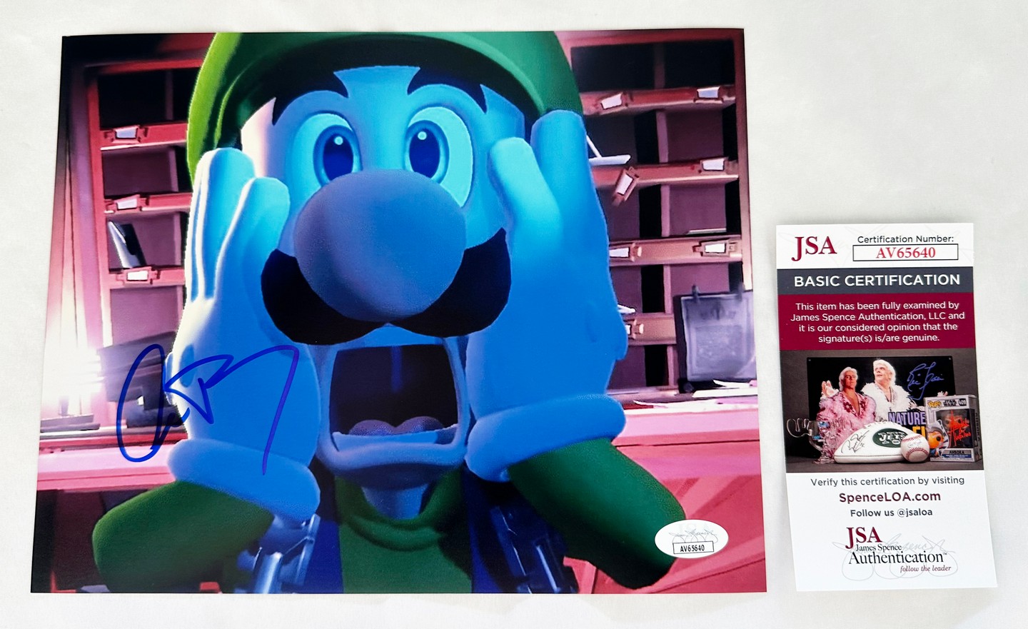 Charlie Day Signed 8x10 Photo Luigi Mario Bros JSA 11