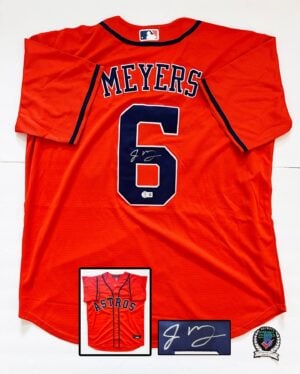 Jake Meyers Signed Jersey Houston Astros Beckett BAS