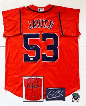 Cristian Javier Signed Jersey Houston Astros Beckett BAS