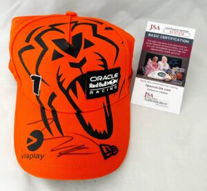 Max Verstappen Signed Hat Red Bull Formula 1 F1 JSA 1