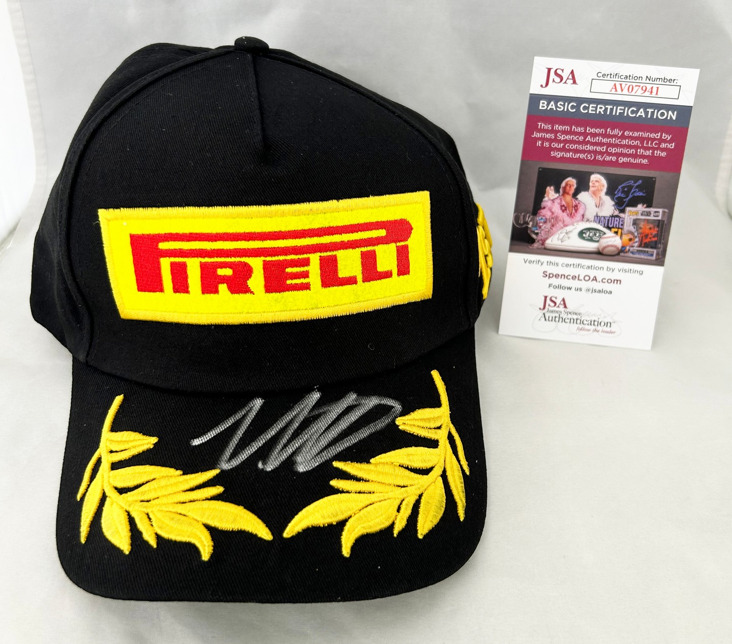 Max Verstappen Signed Hat Red Bull Formula 1 F1 JSA 4