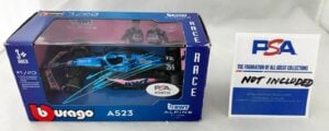 Esteban Ocon Signed Car 1:43 Alpine F1 Formula 1 JSA 1