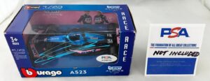 Esteban Ocon Signed Car 1:43 Alpine F1 Formula 1 JSA 3