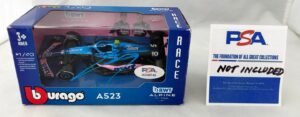 Pierre Gasly Signed Car 1:43 Alpine F1 Formula 1 JSA 3