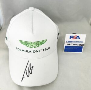 Fernando Alonso Signed Hat Aston Martin Formula 1 F1 JSA