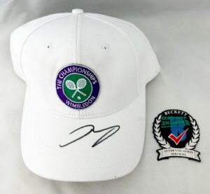 Andy Murray Signed Hat Wimbledon Beckett BAS