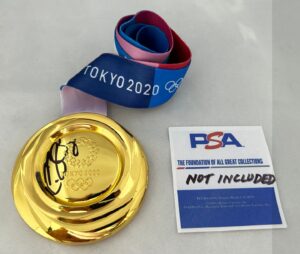 Alexander Zverev Signed 2020 Tokyo Olympics Gold Medal PSA/DNA