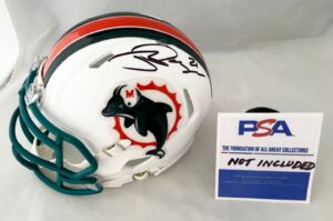 Jordan Poyer Signed Mini Helmet Miami Dolphins PSA/DNA