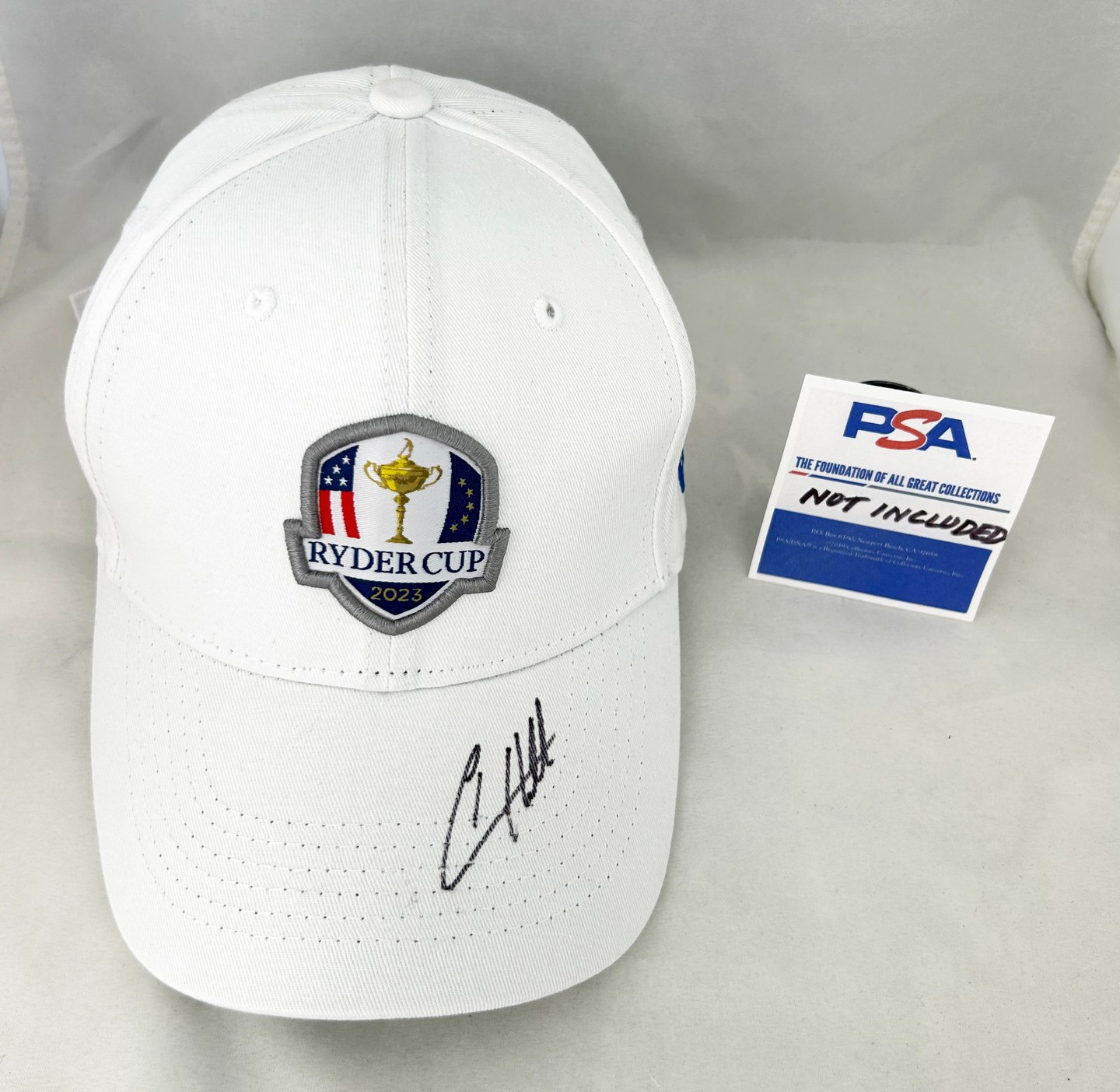 Tyrrell Hatton Signed Hat 2023 Ryder Cup PSA/DNA 1