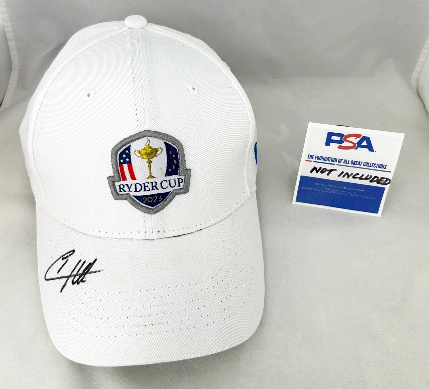 Tyrrell Hatton Signed Hat 2023 Ryder Cup PSA/DNA 2