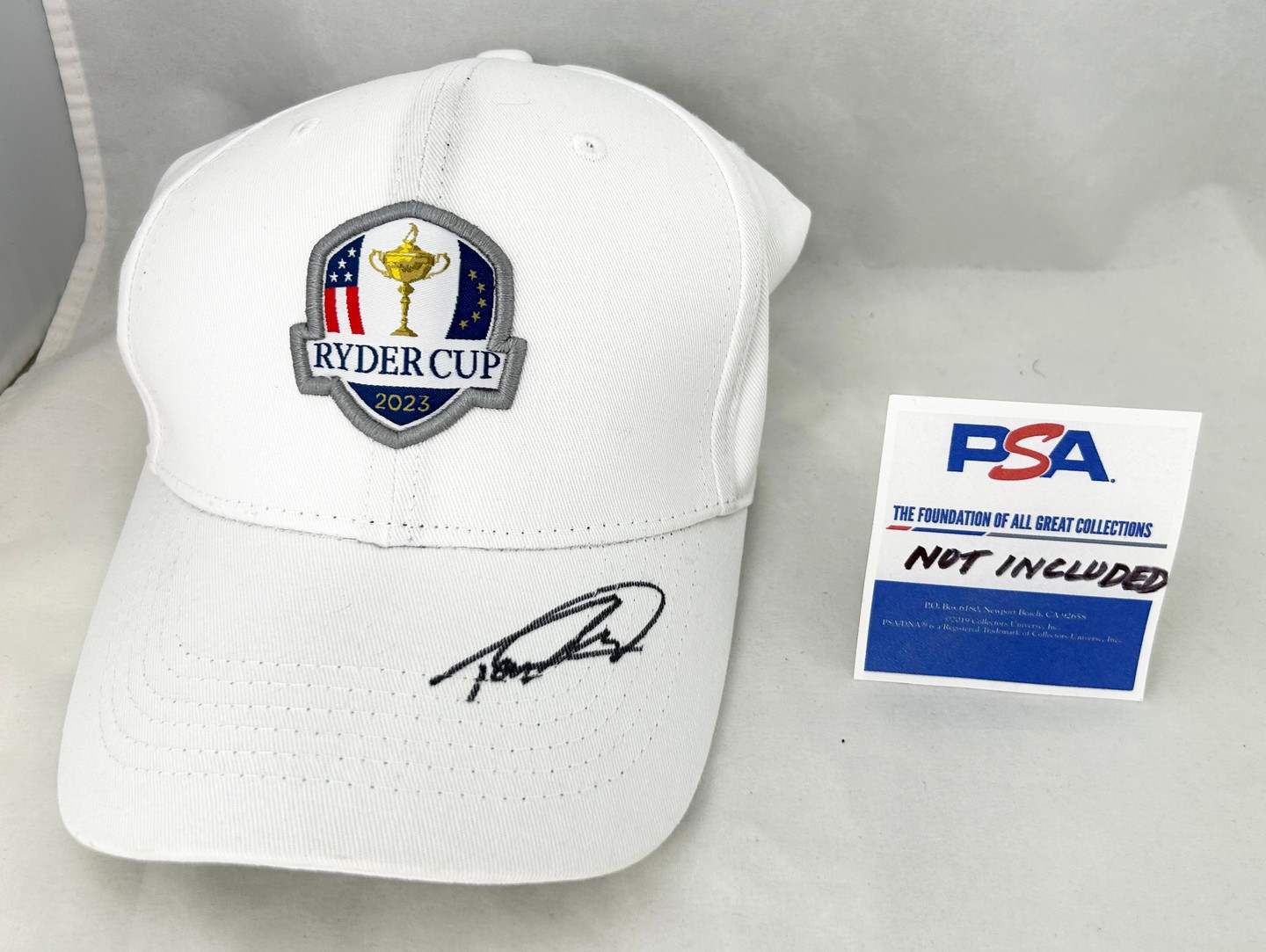 Tommy Fleetwood Signed Hat 2023 Ryder Cup PSA/DNA