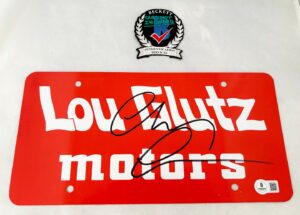 Chevy Chase Signed License Plate Caddyshack PSA/DNA