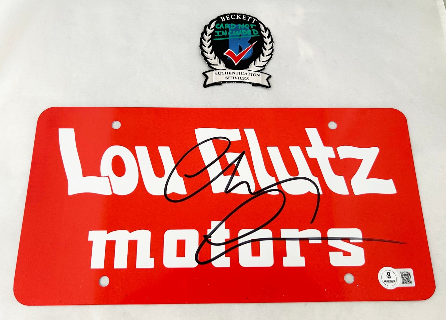 Chevy Chase Signed License Plate Caddyshack PSA/DNA