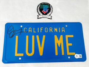 Chevy Chase Signed License Plate Caddyshack PSA/DNA 3