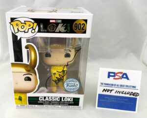 Tom Hiddleston Signed Funko Pop Classic Loki #902 PSA/DNA