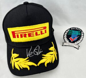 Frederik Vesti Signed Hat Mercedes Pirelli Formula 1 F1 Beckett BAS