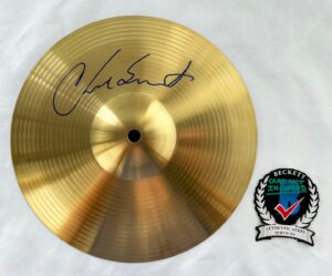 Chad Smith Signed Cymbal Red Hot Chili Peppers Beckett BAS