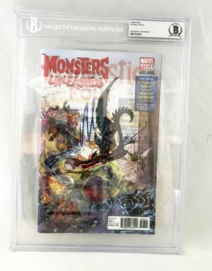 Michael Chiklis Signed Comic Book Fantastic Four 3D The Thing Beckett BAS