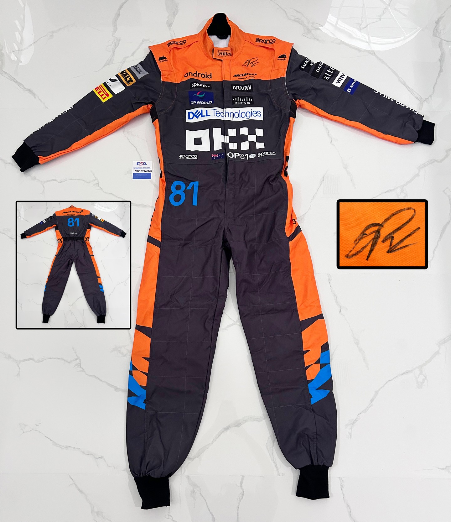 Oscar Piastri Signed Race Suit 2023 Season McLaren Formula 1 F1 PSA/DNA