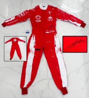 Charles Leclerc Signed Race Suit 2023 Las Vegas Ferrari Formula 1 F1 PSA/DNA