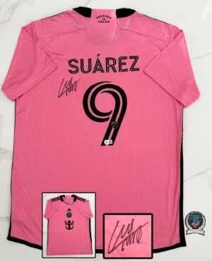 Luis Suarez Signed Jersey Inter Miami Beckett BAS