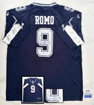Tony Romo Signed Jersey Dallas Cowboys PSA/DNA 3