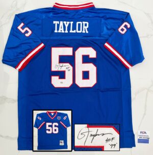 Lawrence Taylor Signed Jersey New York Giants PSA/DNA 1