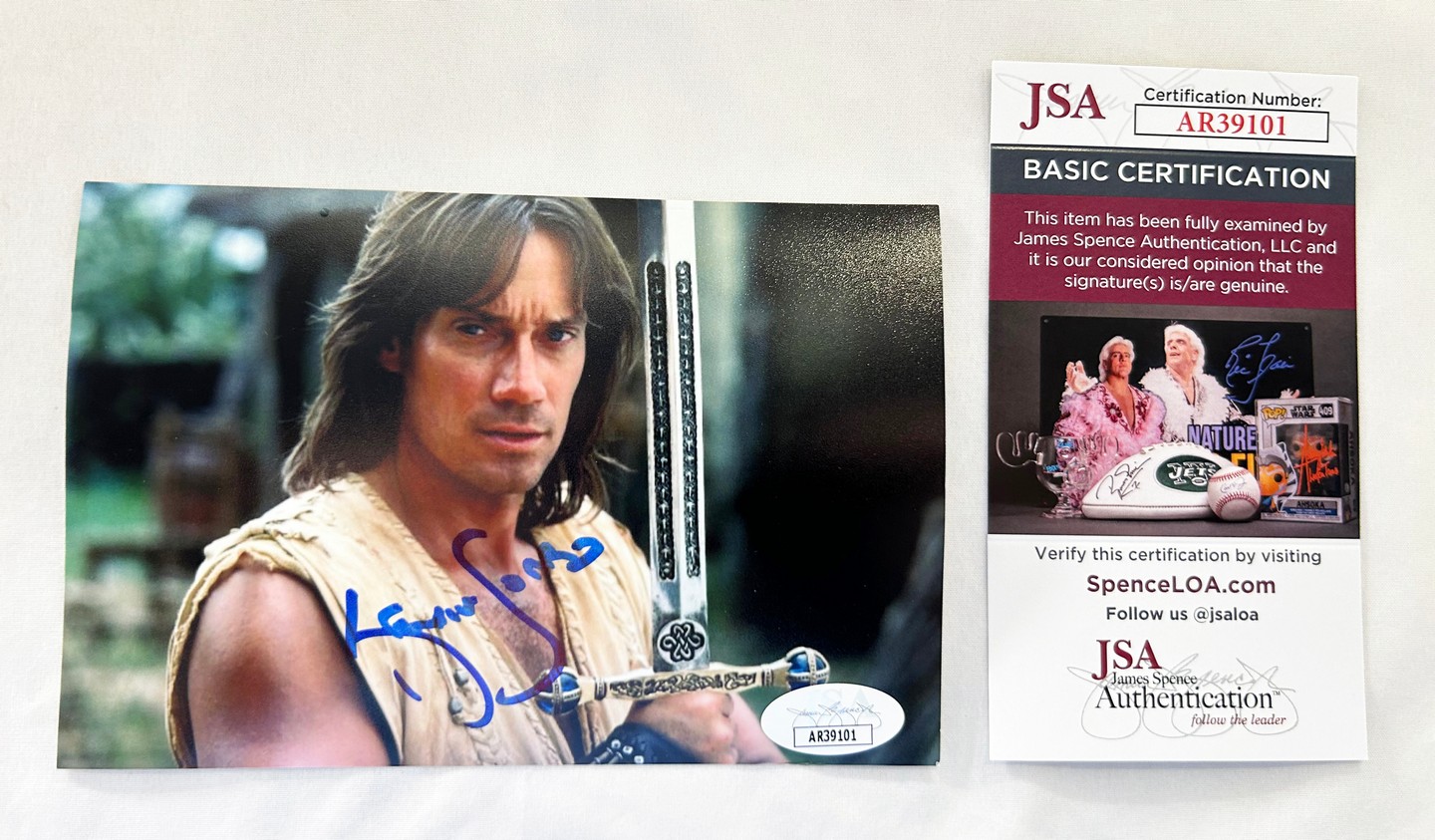 Kevin Sorbo Signed 4x6 Photo JSA