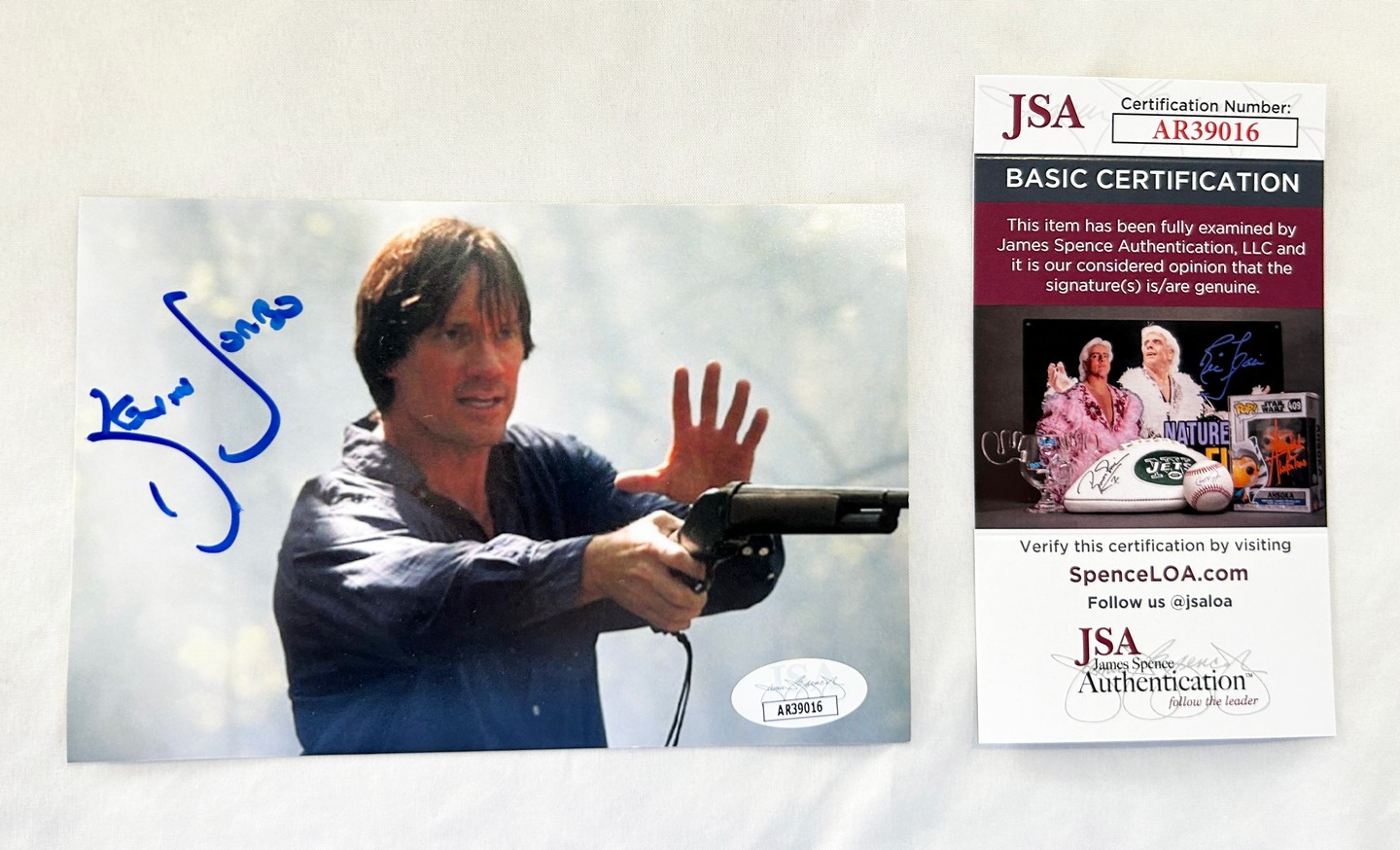 Kevin Sorbo Signed 4x6 Photo JSA 3