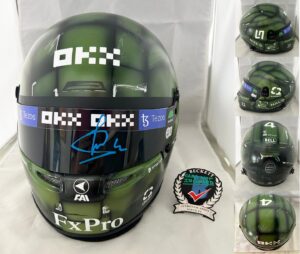 Lando Norris Signed Full Size Helmet 1:1 Halo 2022 Singapore GP McLaren Formula 1 F1 Beckett BAS