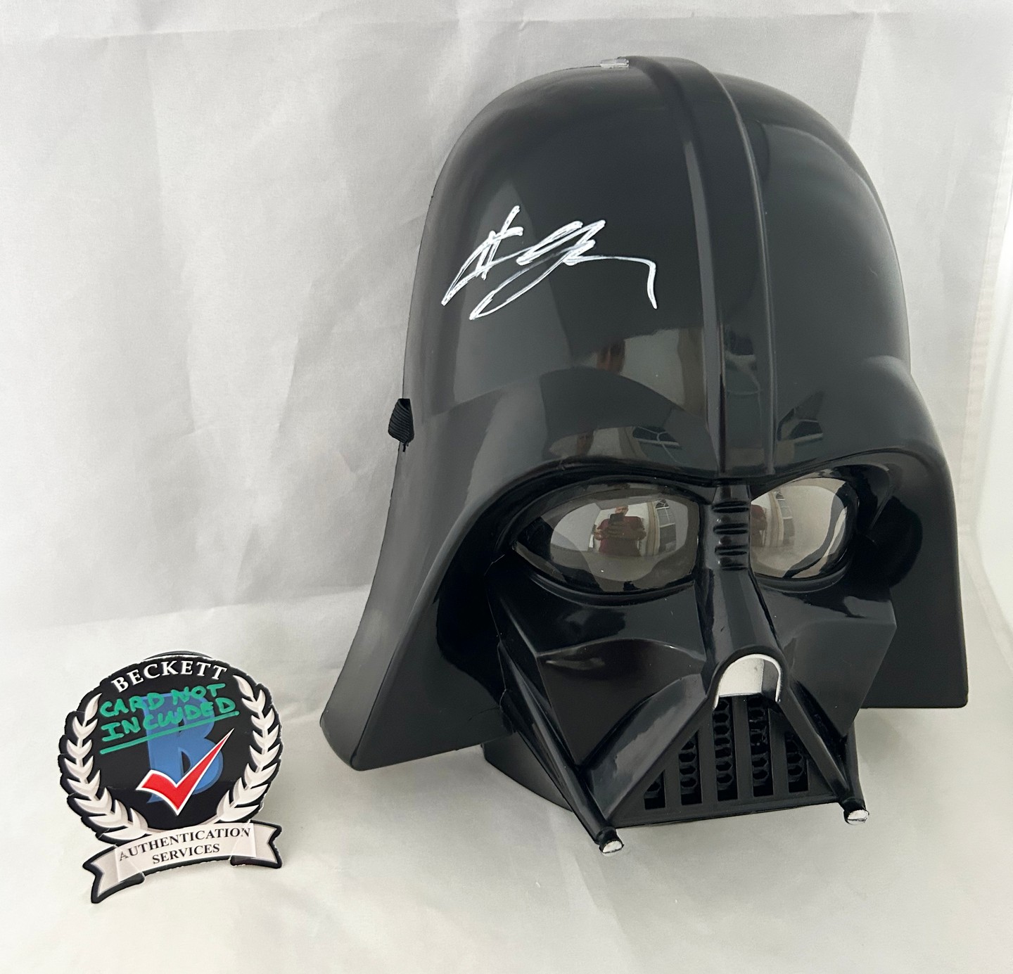 Hayden Christensen Signed Mask Anakin Darth Vader Beckett BAS