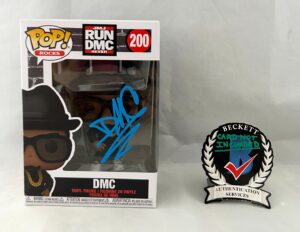 DMC Darryl McDaniels Signed Funko Run DMC Beckett BAS 1
