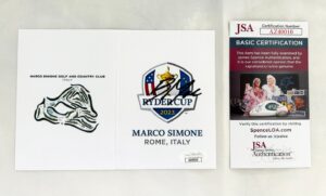 Robert MacIntyre Signed 2023 Ryder Cup Scorecard JSA 1