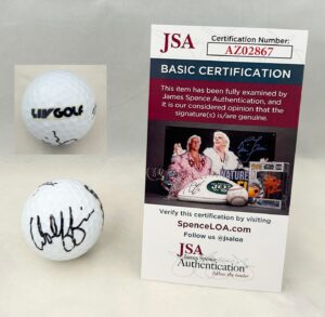 Matthew Wolff Signed Golf Ball Liv JSA