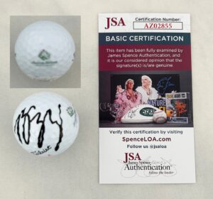 Rose Zhang Signed Golf Ball 2020 US Womens Amateur JSA 1