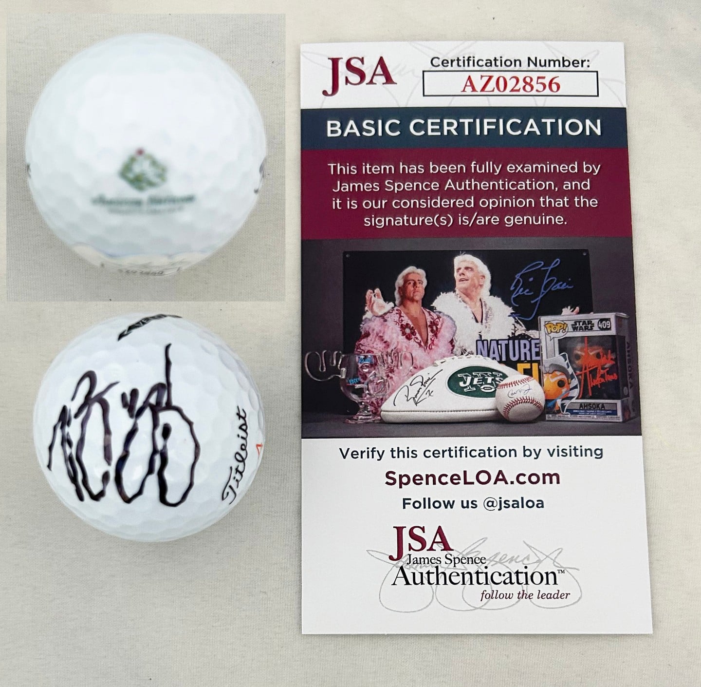 Rose Zhang Signed Golf Ball 2020 US Womens Amateur JSA 2