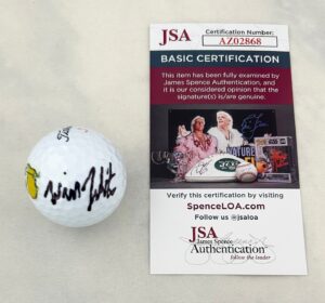Will Zalatoris Signed Masters Golf Ball JSA 1