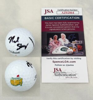 Neal Shipley Signed Masters Golf Ball JSA