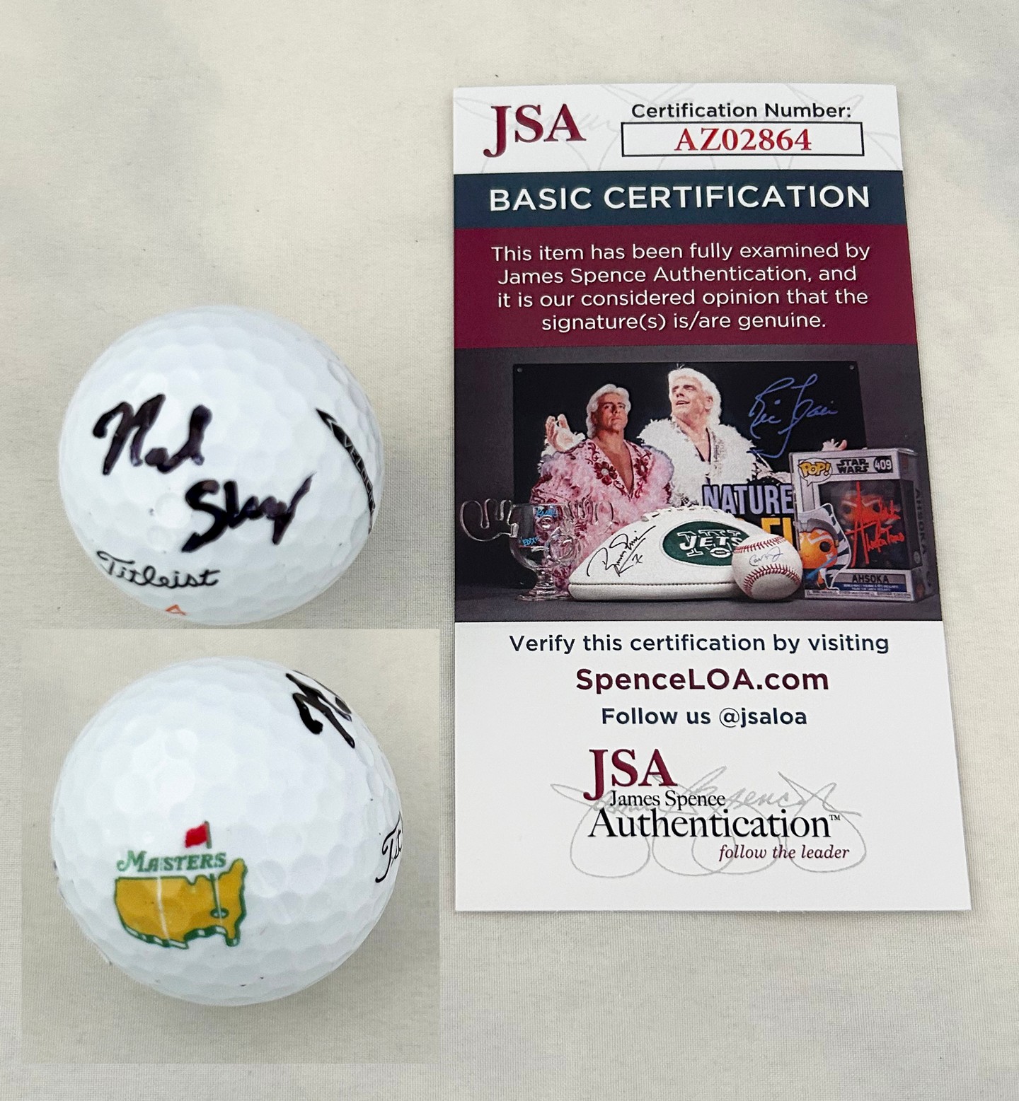 Neal Shipley Signed Masters Golf Ball JSA